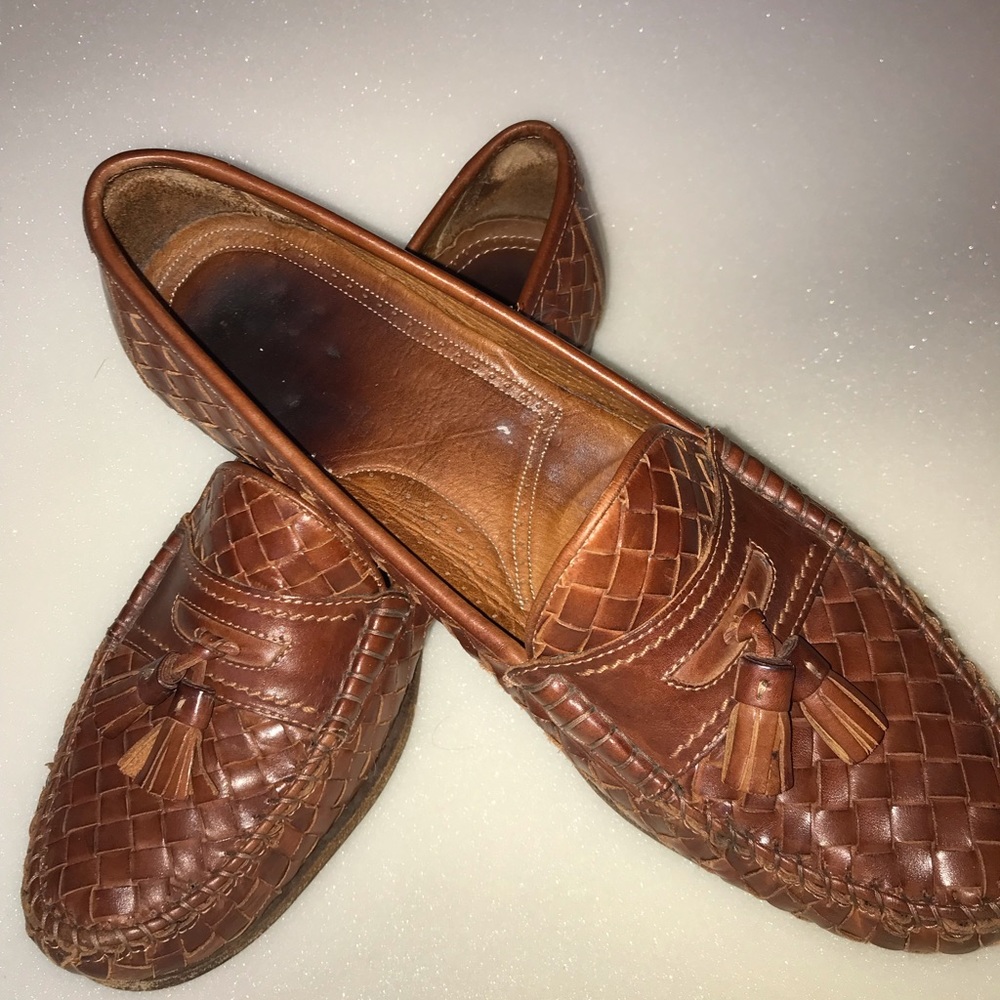11 1/2 B Allen Edmonds “Tobago” woven tassel men’s
